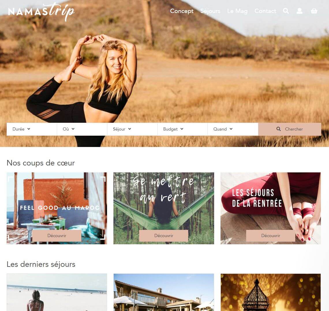 Namastrip retraitre Yoga et bien-être